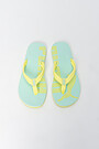 PUMA Women's Epic Flip V2 Athletic Sandal 1 | SUNNY LIME/MIST GREE | Audimas