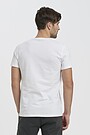 Organic cotton crew-neck T-shirt 2 | WHITE | Audimas