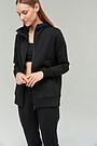 Soft touch modal zip-through hoodie 3 | BLACK | Audimas