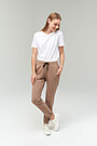 Soft touch modal sweatpants 4 | BROWN/BORDEAUX | Audimas