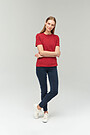 Stretch cotton t-shirt 3 | RED/PINK | Audimas