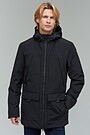 Long jacket with THERMORE thermal insulation 1 | BLACK | Audimas