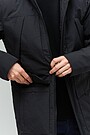 Long jacket with THERMORE thermal insulation 4 | BLACK | Audimas