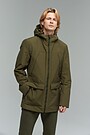 Long jacket with THERMORE thermal insulation 1 | GREEN/ KHAKI / LIME GREEN | Audimas