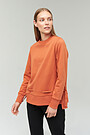 Soft inner surface cotton sweatshirt 3 | YELLOW/ORANGE | Audimas