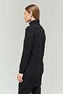 Long cotton zip-through sweatshirt 2 | BLACK | Audimas