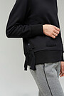 Soft inner surface cotton sweatshirt 4 | BLACK | Audimas