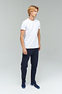 Stretch cotton regular fit sweatpants 1 | BLUE | Audimas