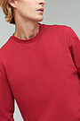 Stretch cotton sweatshirt 3 | RED/PINK | Audimas