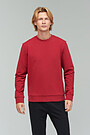 Stretch cotton sweatshirt 1 | RED/PINK | Audimas