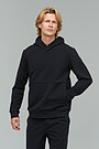 Stretch cotton sweatshirt 1 | BLACK | Audimas