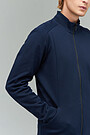 Cotton zip-through jacket 3 | BLUE | Audimas