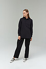 Lightweigh stretch fabric shirt 4 | BLACK | Audimas