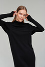 Merino-bamboo blend dress 3 | BLACK | Audimas