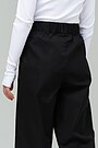 Tapered loose fit pants 4 | BLACK | Audimas