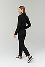 Stretch woven jumpsuit 2 | BLACK | Audimas