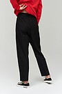 Tapered loose fit pants 4 | BLACK | Audimas