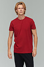Stretch cotton t-shirt 1 | RED/PINK | Audimas