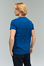 Stretch cotton t-shirt 2 | BLUE | Audimas