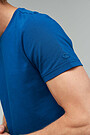 Stretch cotton t-shirt 3 | BLUE | Audimas