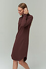 Soft toutch modal dress 3 | BROWN/BORDEAUX | Audimas