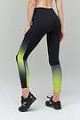 Printed staping tights 2 | GREEN/ KHAKI / LIME GREEN | Audimas