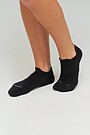 Short cotton fiber socks 1 | Black/grey | Audimas