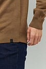 Merino wool blend sweater 3 | BROWN/BORDEAUX | Audimas