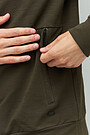 Stretch cotton sweatshirt 4 | GREEN/ KHAKI / LIME GREEN | Audimas
