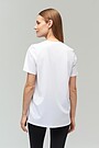 Long silhouette functional t-shirt 2 | WHITE | Audimas