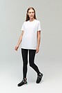 Long silhouette functional t-shirt 4 | WHITE | Audimas