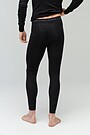 Merino wool rib knit base layer tights 2 | BLACK | Audimas