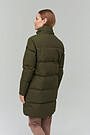 Puffer down coat with membrane 2 | GREEN/ KHAKI / LIME GREEN | Audimas