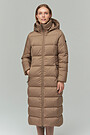 Long puffer down coat 1 | BROWN/BORDEAUX | Audimas