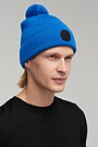 Knitted hat with wool 1 | BLUE | Audimas