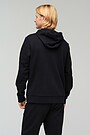 Brushed cotton hoodie 2 | BLACK | Audimas