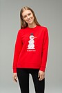 Stretch cotton sweatshirt 1 | RABBIT T RED | Audimas