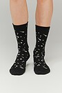 Merino mix printed socks 1 | BLACK | Audimas