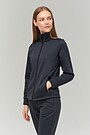 Fleece zip-through sweatshirt 1 | BLACK | Audimas