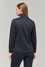 Fleece zip-through sweatshirt 2 | BLACK | Audimas