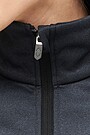 Fleece zip-through sweatshirt 4 | BLACK | Audimas