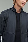 Fleece zip - trought jacket 4 | BLACK | Audimas