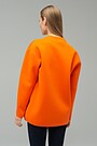 Reversible neoprene sweatshirt 2 | GREY/ORANGE | Audimas