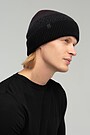 Knitted hat with wool 1 | BLACK | Audimas