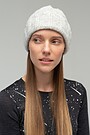 Soft knitted hat with wool 1 | GREY/MELANGE | Audimas