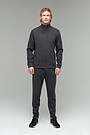 Brushed cotton zip-through jacket 4 | GREY/MELANGE | Audimas