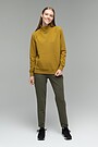 Soft touch modal sweatshirt 4 | GREEN/ KHAKI / LIME GREEN | Audimas