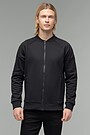 Soft inner surface cotton zip-through sweatshirt 1 | BLACK | Audimas