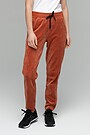 Cotton velour sweatpants 1 | RED/PINK | Audimas