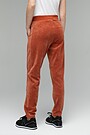 Cotton velour sweatpants 2 | RED/PINK | Audimas